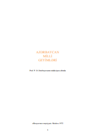 Azərbaycan milli geyimləri